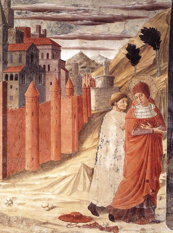 GOZZOLI, Benozzo The Departure of St Jerome from Antioch dg china oil painting image